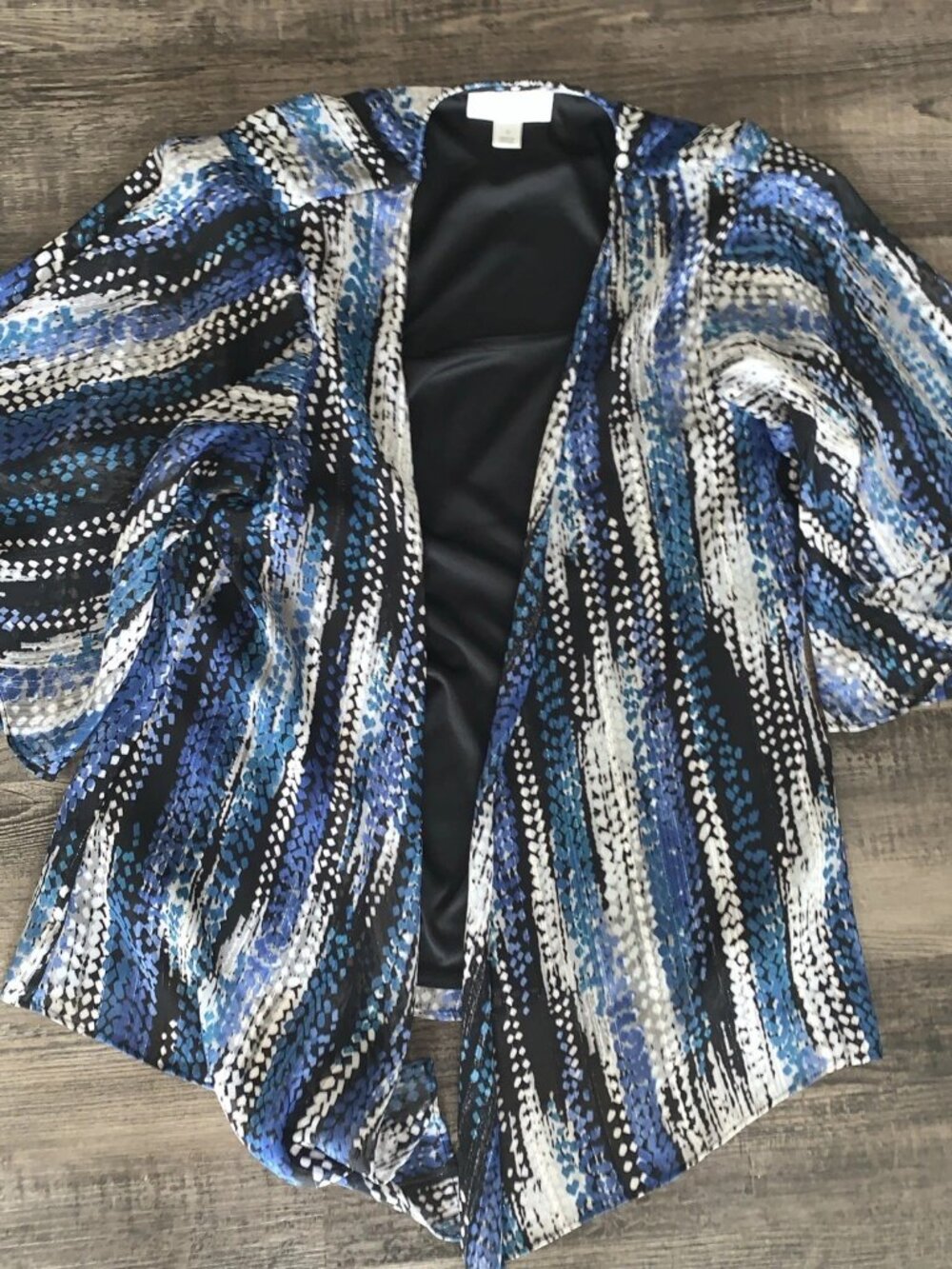 Dressbarn Women’s Tank Top Blouse Size Small, Blue, Black, White